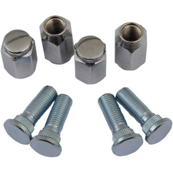 Moose Offroad Wheel Stud/Nut Kit - Front/Rear - '18-'25 Kodiak 450/700 EPS/'17-'25 Grizzly 700 EPS
