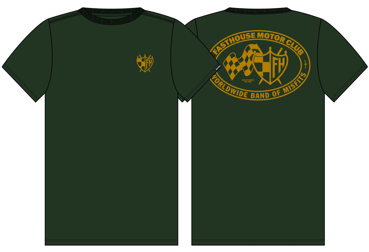 FastHouse  Mod SS Tee  Forest Green