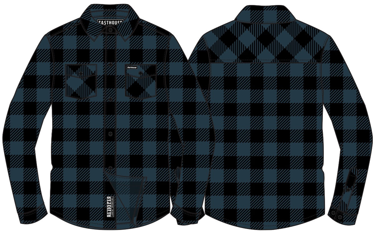 FastHouse Saturday Night Special Flannel Blue