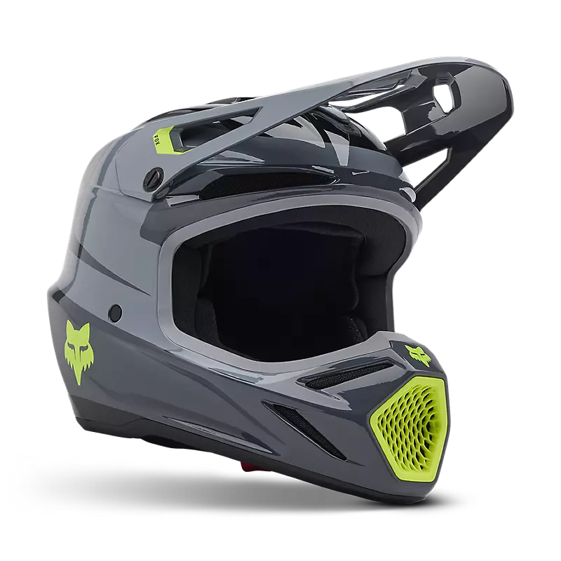 Fox Racing V3 Divider Graphite Grey Helmet