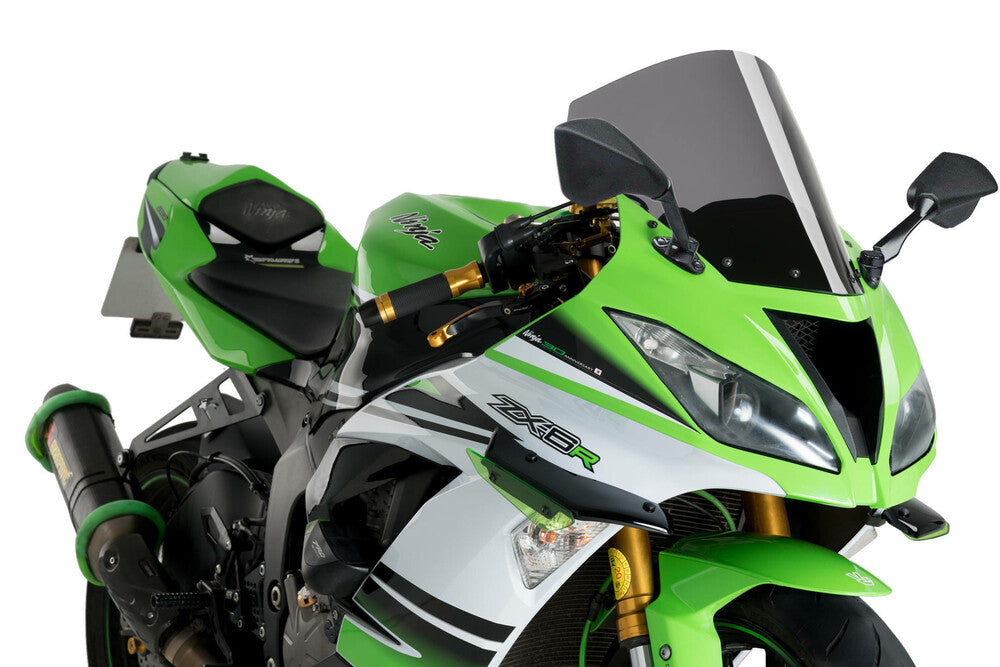 PUIG WINDSCREEN R-RACER SMOKE KAW