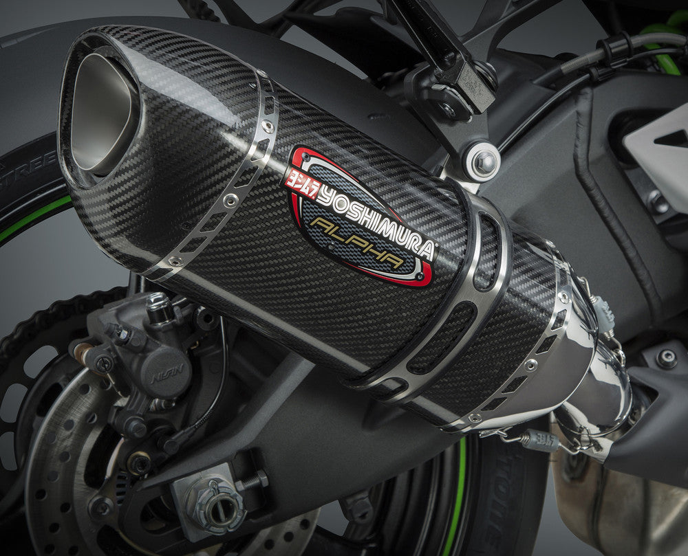 STREET ALPHA SLIP-ON EXHAUST SS-CF-CF