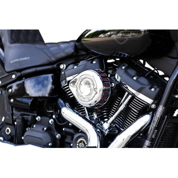 S&S Cycle Mini Teardrop Stealth Air Cleaner Kit - Chrome