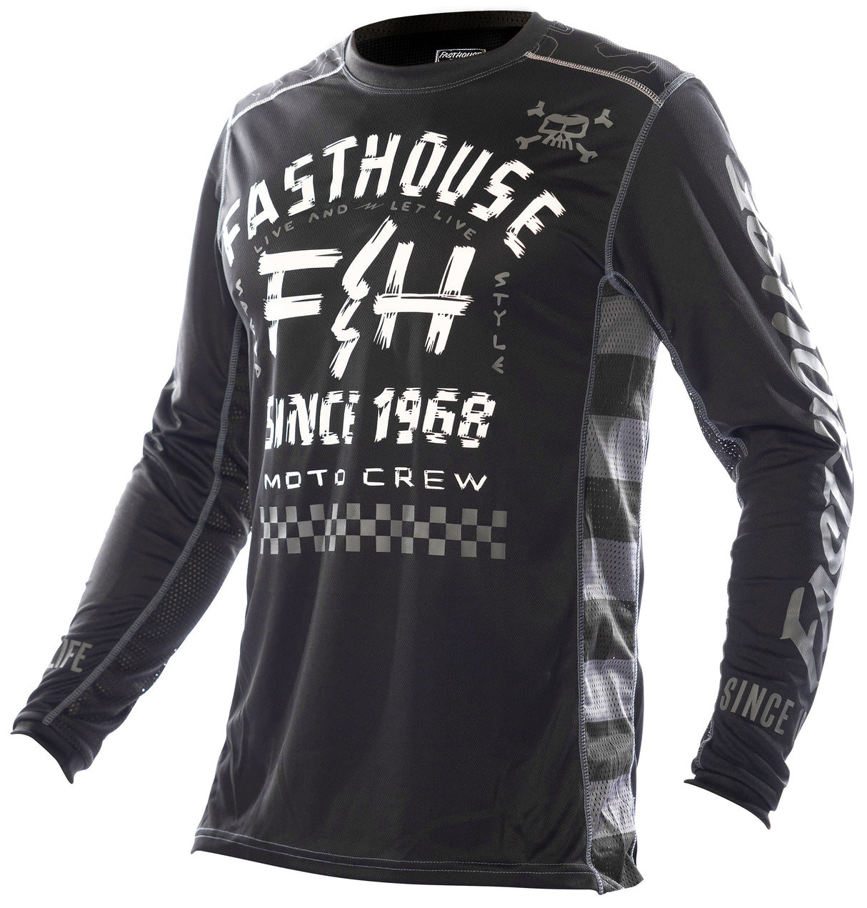 FastHouse OFF-ROAD JERSEY BLK/WHITE