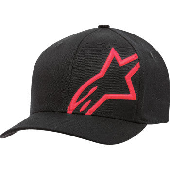 Alpinestars Corp Shift 2 Curved Brim Hat S/M Black/Red