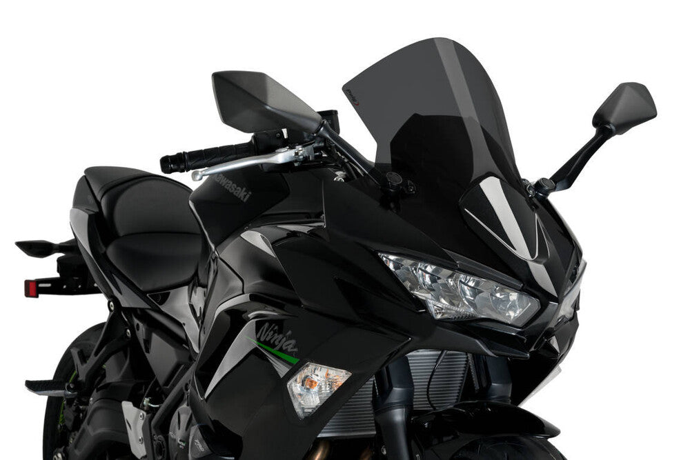 PUIG WINDSCREEN R-RACER DARK SMOKE KAW