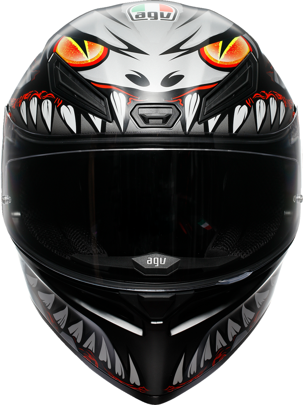 AGV K1 S Lyzard Matte Black/Gray/Red Helmet