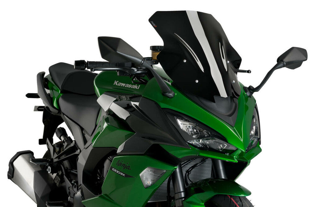 PUIG WINDSCREEN RACING KAW BLACK