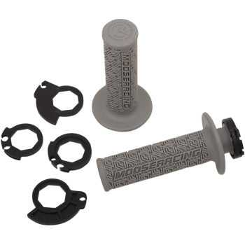 Moose Offroad 36 Series Lock-On Grips 36 Series Lock-On Grips - Gray/Silver