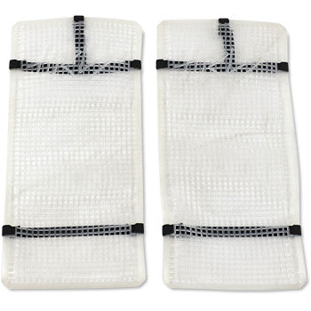 Moose Offroad Radiator Mud Cover Mud Radiator Cover - White - KTM