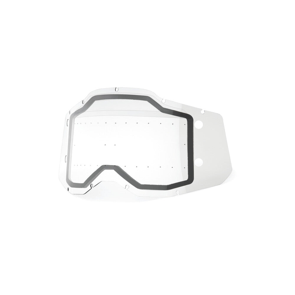 100 Percent Forecast Dual Pane Sonic Bumps Clear Lens