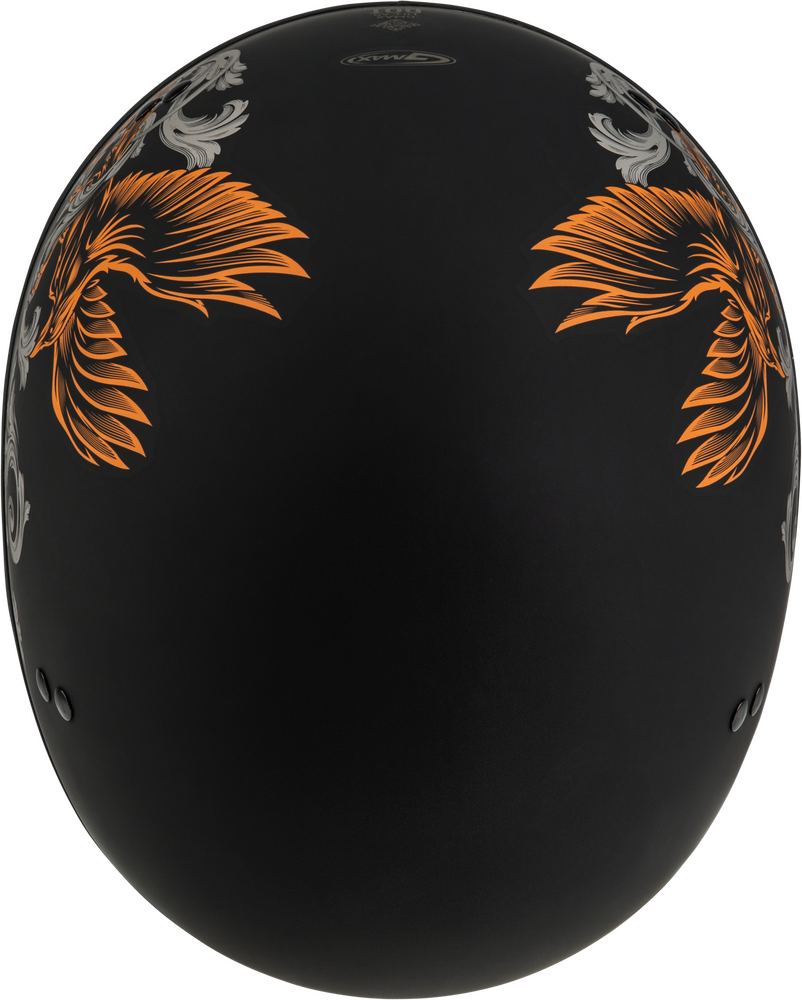 HH-65 Corvus Matte Black/Orange Helmet