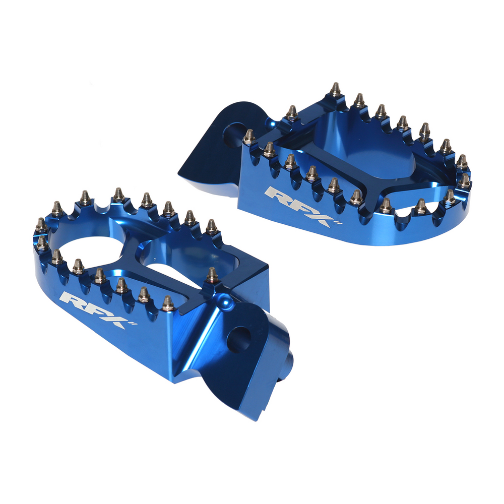 RFX FOOTPEGS BLUE KTM/HUSQ/GAS