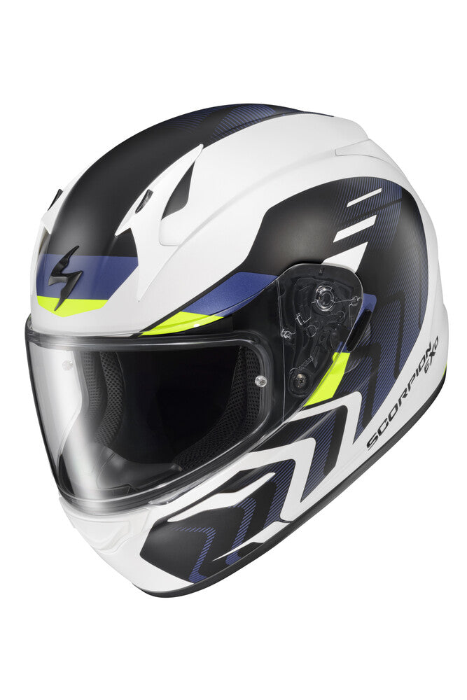 EXO-R320 FULL-FACE HELMET ALCHEMY WHITE/BLUE/HI-VIZ SM