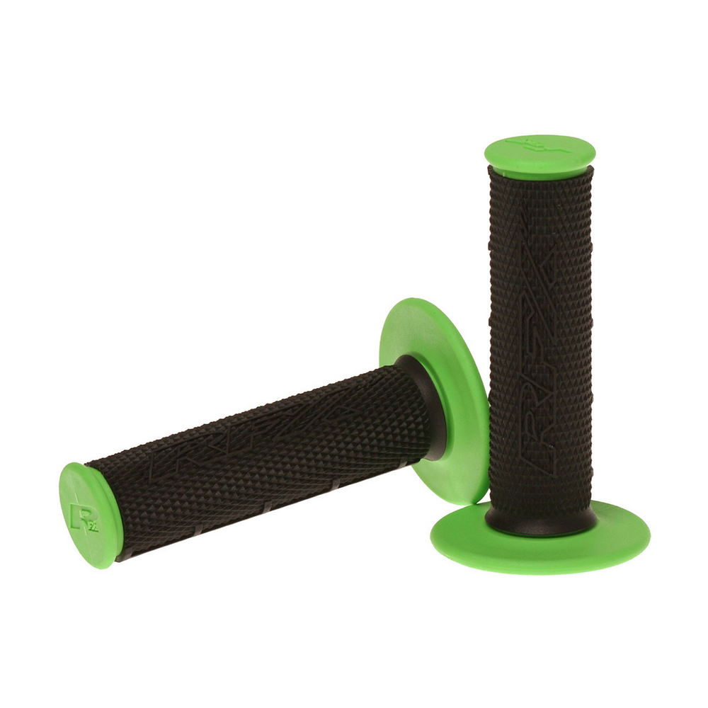 RFX DUAL COMPOUND GRIPS GREEN WITH BLACK CENTER