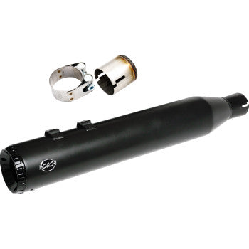 S&S Cycle 2-into-1 Swindler Exhaust Conversion Kit - 4-1/2" - Black - M8 Touring