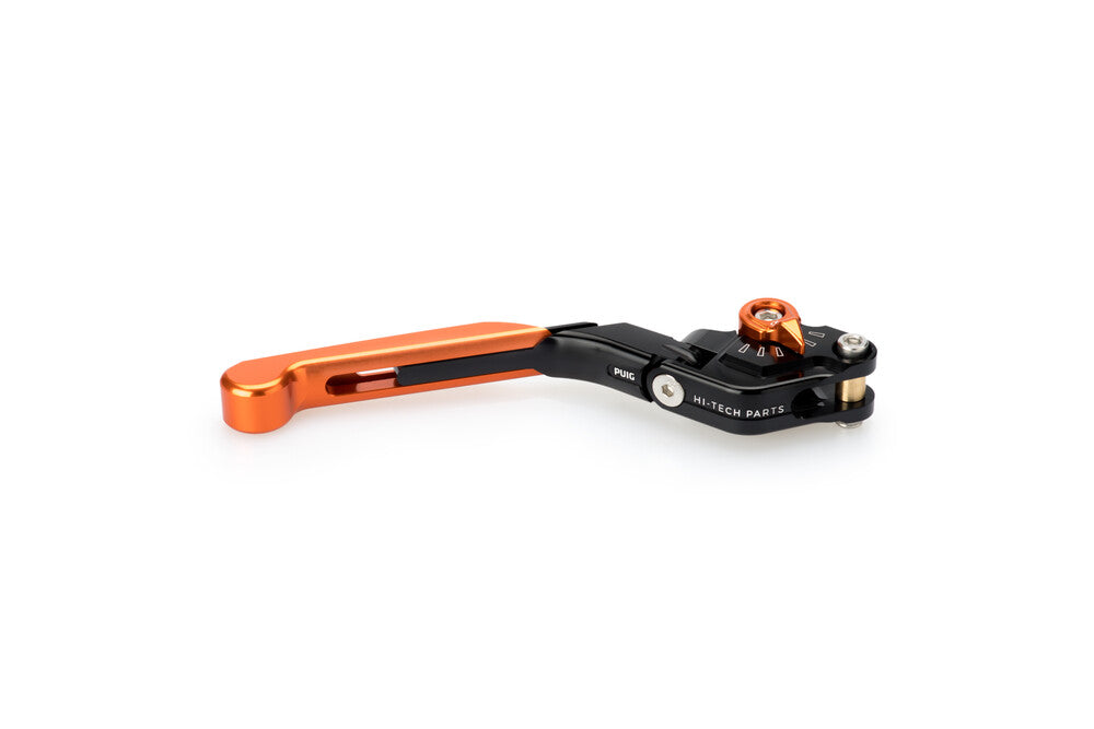 PUIG LEVER BRAKE EXTENDABLE/FOLDABLE ORANGE