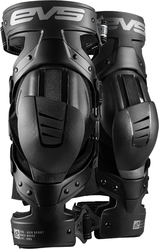 AXIS SPORT KNEE BRACE PAIR BLACK/BLACK/GREY