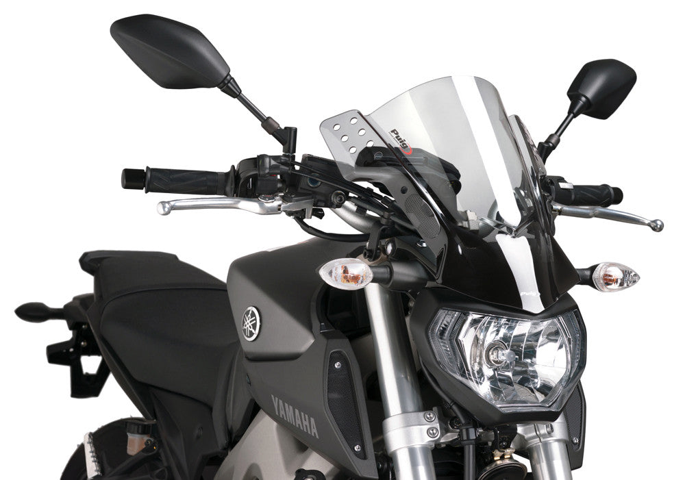 PUIG WINDSCREEN RAFALE BAR MOUNT CLEAR