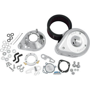 S&S Cycle Teardrop Air Cleaner Kit - Chrome