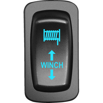Moose Offroad Low-Profile Switch Switch - Winch - Blue