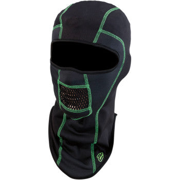 Arctiva Balaclava Black/Green Pro Stretch