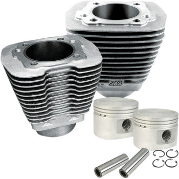 S&S Cycle Cylinder & Piston Kit - 80" - Evolution Big Twin - Natural