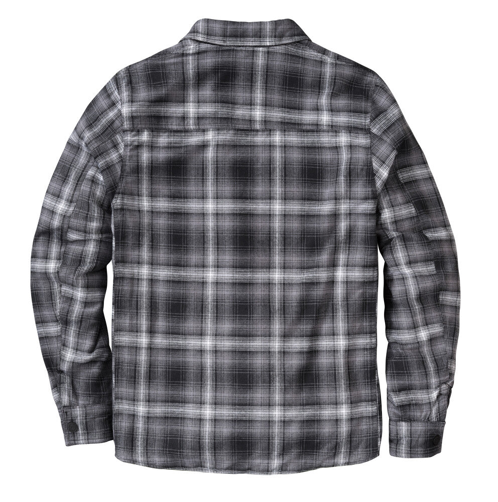 MORPHEUS REVERSABLE JACKET BLACK/PLAID GREY