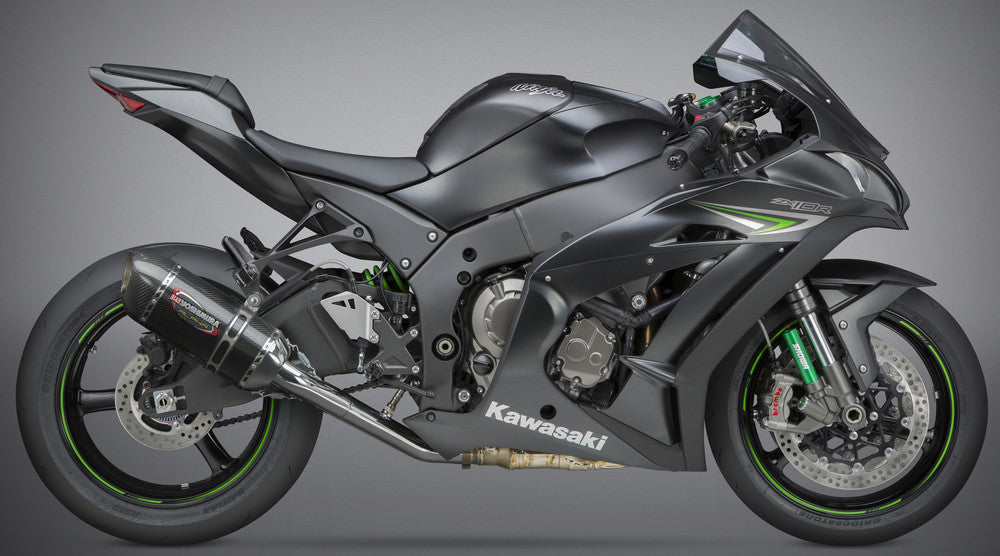 EXHAUST RACE ALPHA-T 3QTR SLIP-ON SS-CF-CF