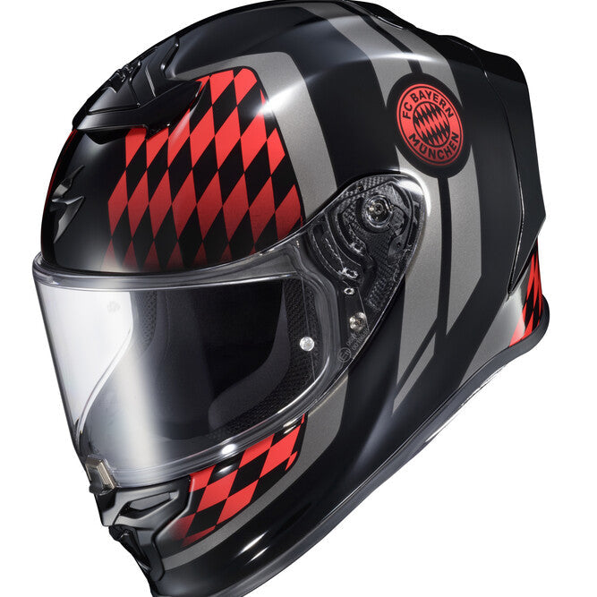 SCORPION EXO EXO-R1 AIR FULL FACE HELMET FC BAYERN MUNCHEN