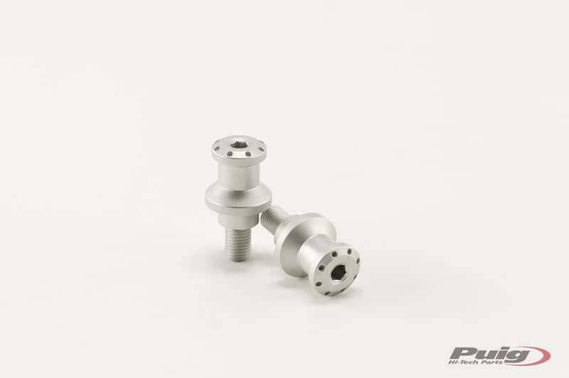PUIG SWINGARM SPOOLS HI-TECH 10MM SILVER 2/PK