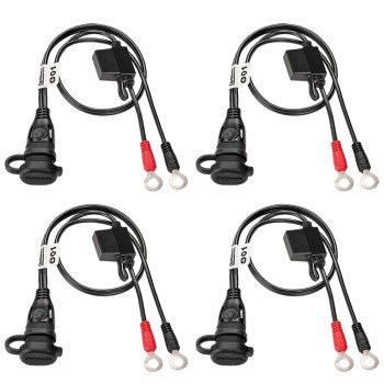 Tecmate OptiMate™ Battery Lead with Ring Terminal - 12V - Fused - 4 Pack