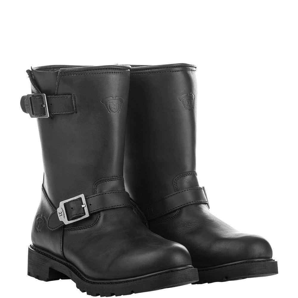 Highway 21 Primary Engineer Short Black Boots