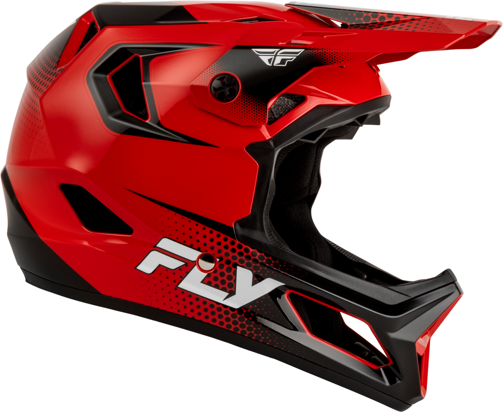 FLY RACING RAYCE SONAR BICYCLE HELMET RED/BLACK/WHITE