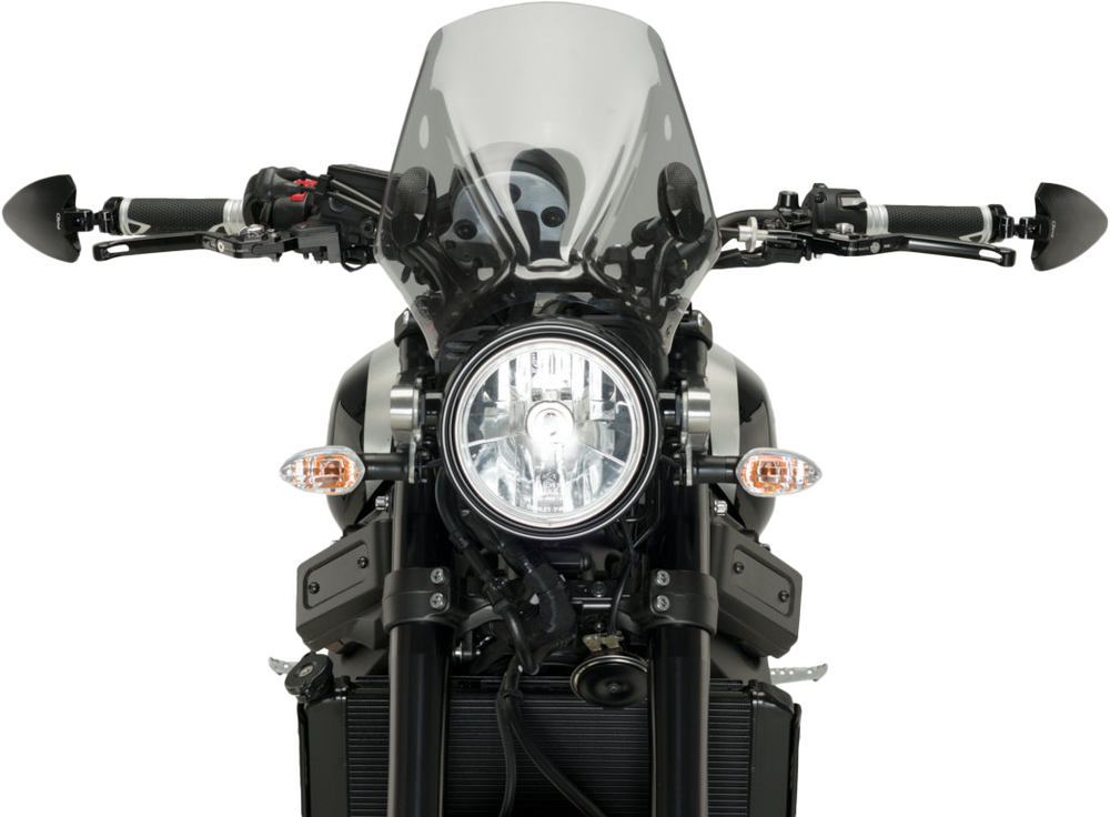 PUIG HANDLEBAR END FOLDING MIRROR RIGHT BLACK