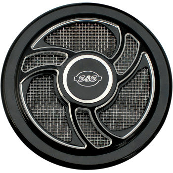 S&S Cycle Stealth Air Cleaner Cover - Torker - Black