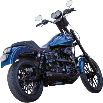 S&S Cycle 2-into-1 Qualifier Exhaust System - Guardian Black