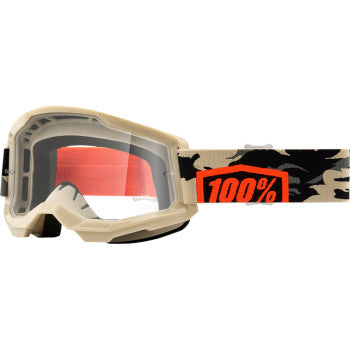 100 Percent Strata 2 Clear Lens Goggles
