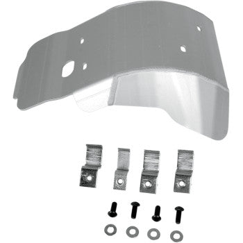Moose Offroad Aluminum Skid Plate — Skid Plate Skid Plate - Silver - Honda - CRF450R
