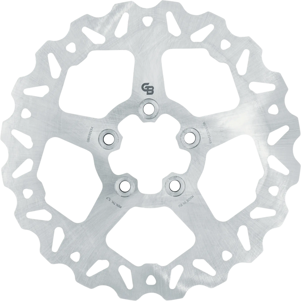 GBRAKES ROTOR 11.5" SOLID WAVE RR STAINLESS 2.22" INNER BORE