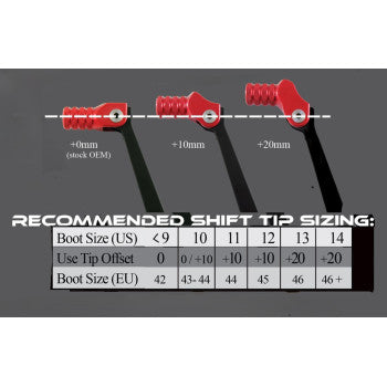 Moose Offroad Forged Shift Lever Shift Lever - Blue - Yamaha
