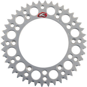 RENTHAL Rear Aluminum Sprocket - 42 Tooth - Silver