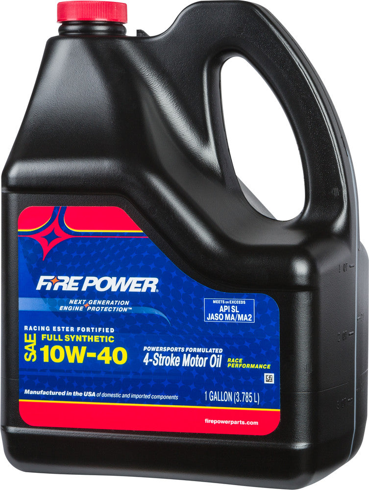 FIRE POWER SYNTHETIC ESTER OIL 10W40 4T 1 GAL (4/CASE SOLD EA)