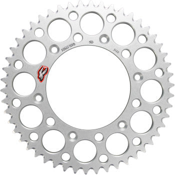 RENTHAL Ultralight Rear Sprocket - 50 Tooth - Silver