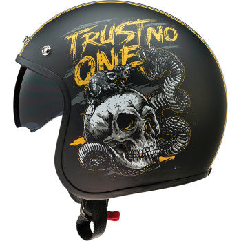 Z1R Saturn Helmet - Trust No One - Black/Yellow MEDIUM