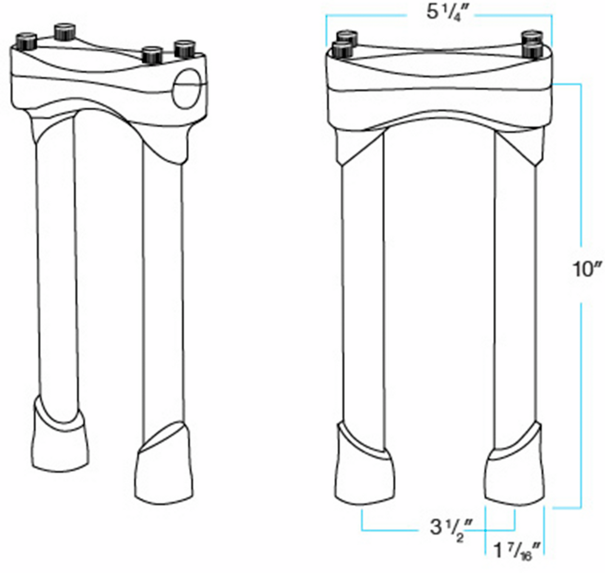 Murdock Handlebar Risers