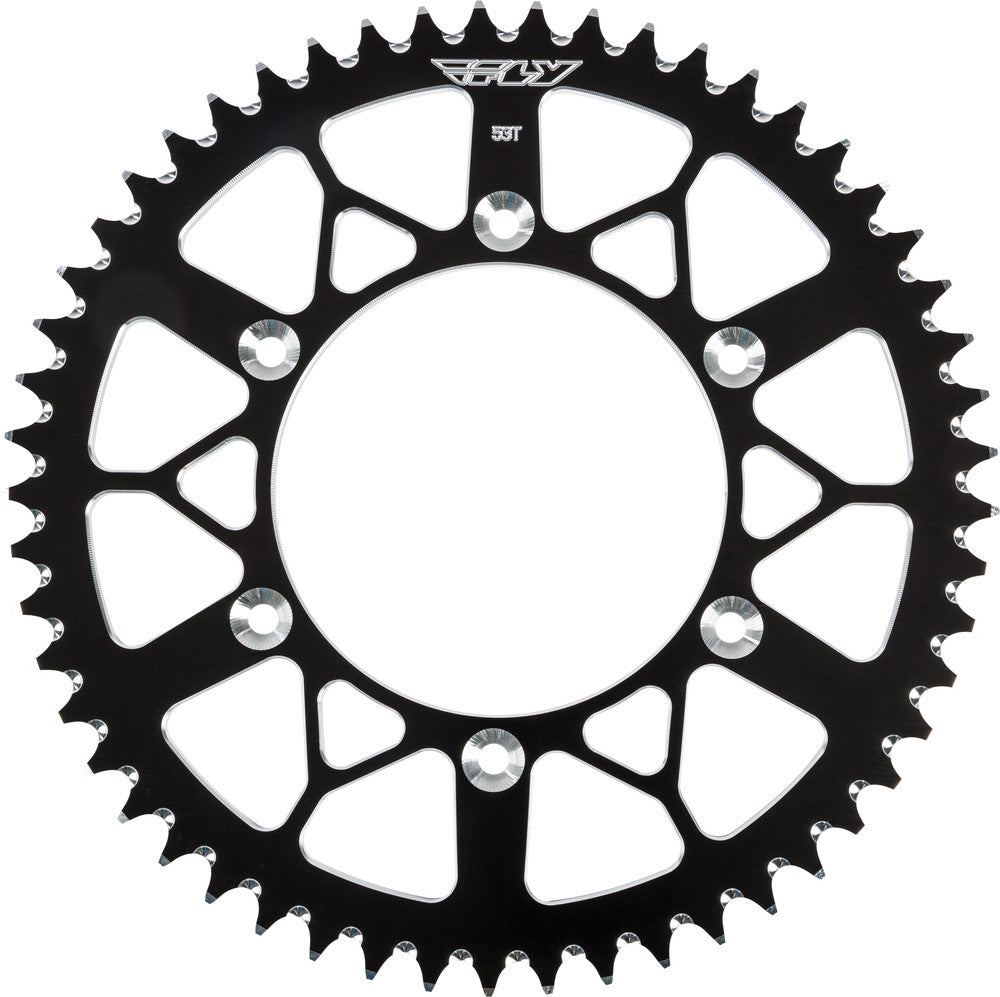REAR SPROCKET ALUMINUM 53T-520 BLK HUSQ/KTM