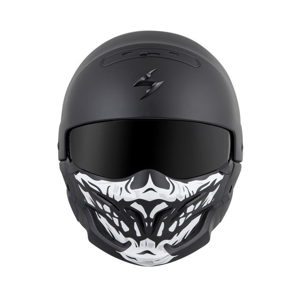 COVERT FACE MASK SKULL BLACK/WHITE