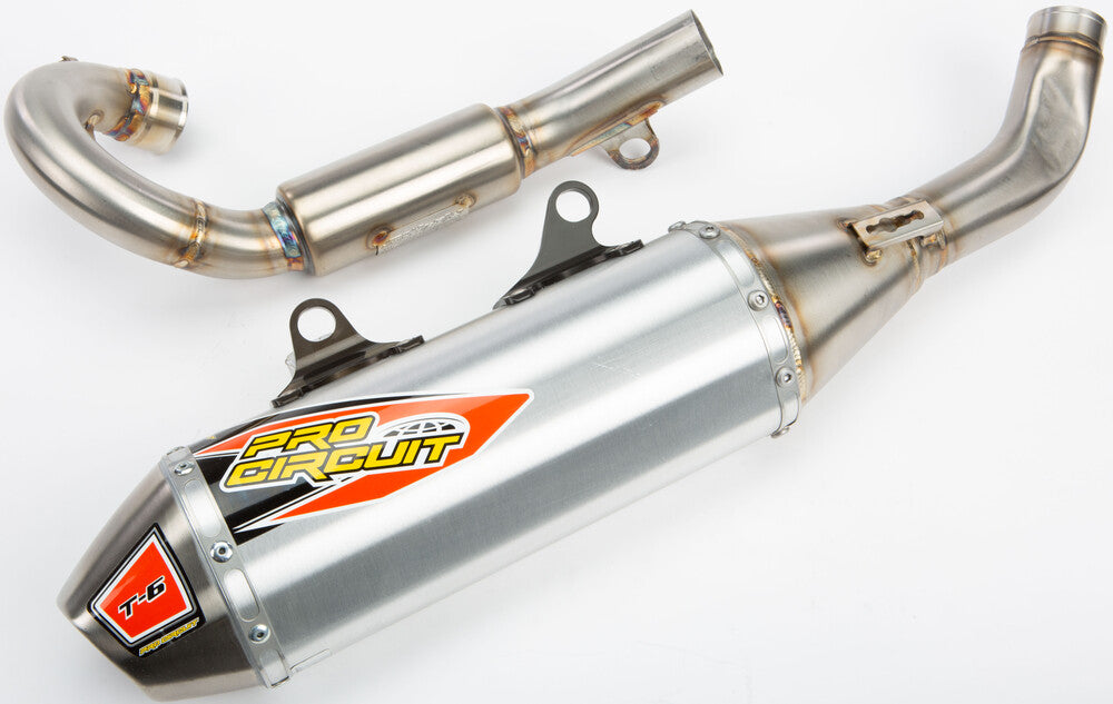 PRO CIRCUIT P/C T-6 S/S EXAUST SYSTEM KTM450SX-F '18-19 XC-F '19