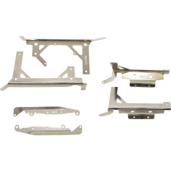 Moose Offroad Radiator Braces Radiator Braces - Silver - Gas Gas/Husqvarna/KTM